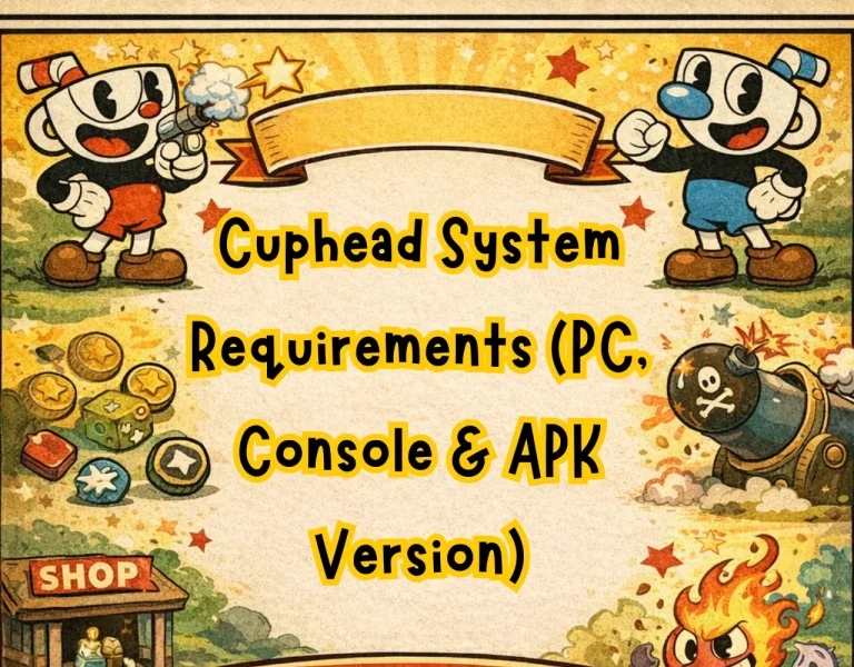 Cuphead System Requirements (PC, Console & APK Version)