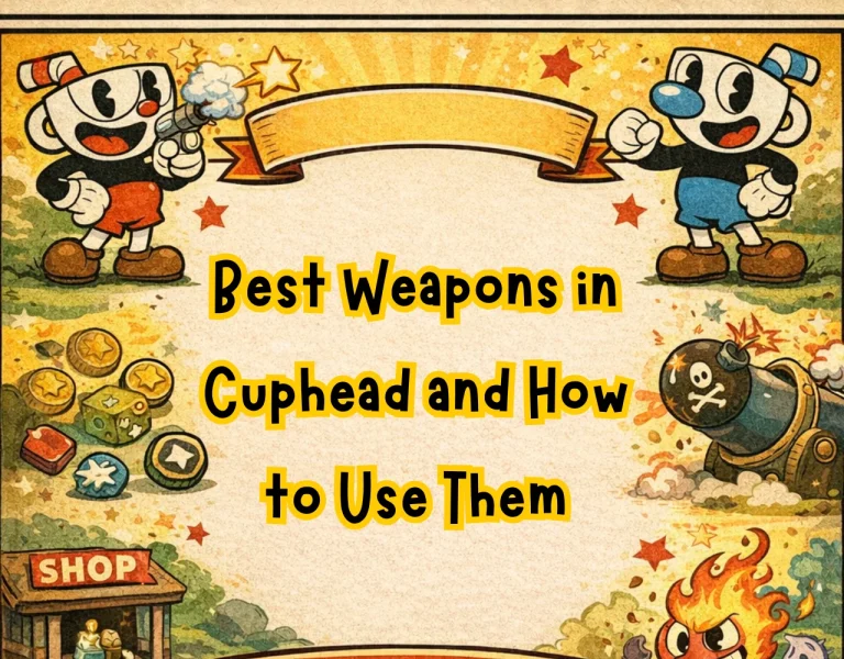 Best Weapons in Cuphead and How to Use Them