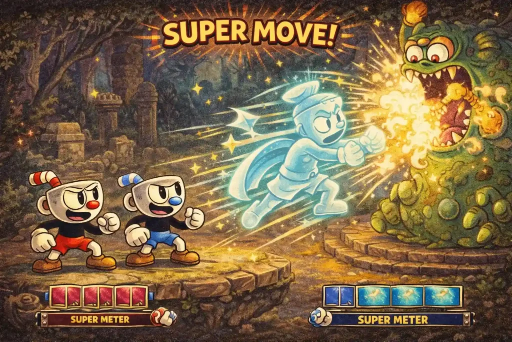 How Super Moves Work in Cuphead