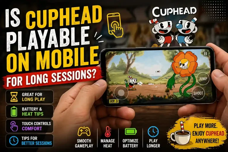 Is Cuphead Playable on Mobile for Long Sessions