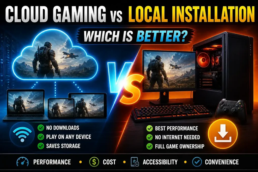 Cloud Gaming vs Local Installation Which Is Better_11zon