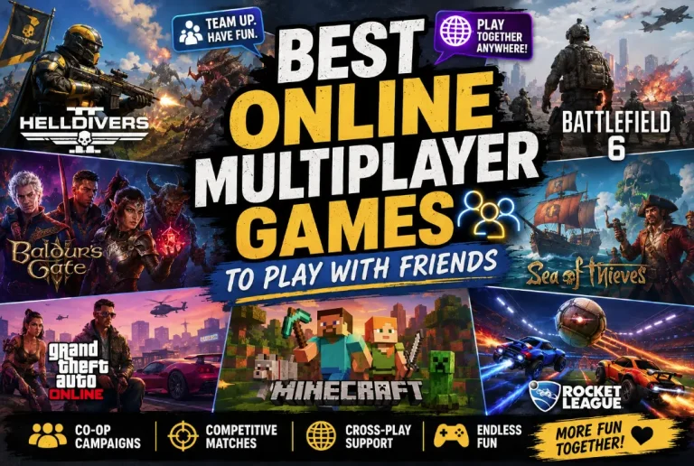 Best Online Multiplayer Games to Play With Friends