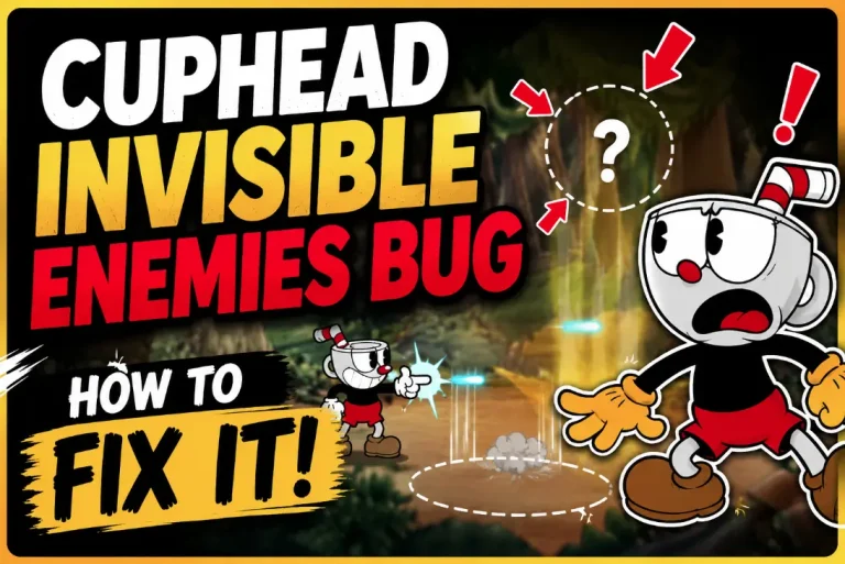 Cuphead Invisible Enemies Bug
